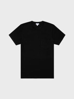 Sunspel Riviera Short Sleeve Crew Pocket Tee/T-Shirt New NWT